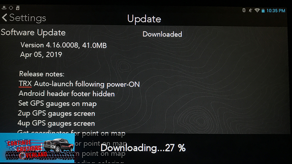 magellan trx7 continue crushing overland update list 1